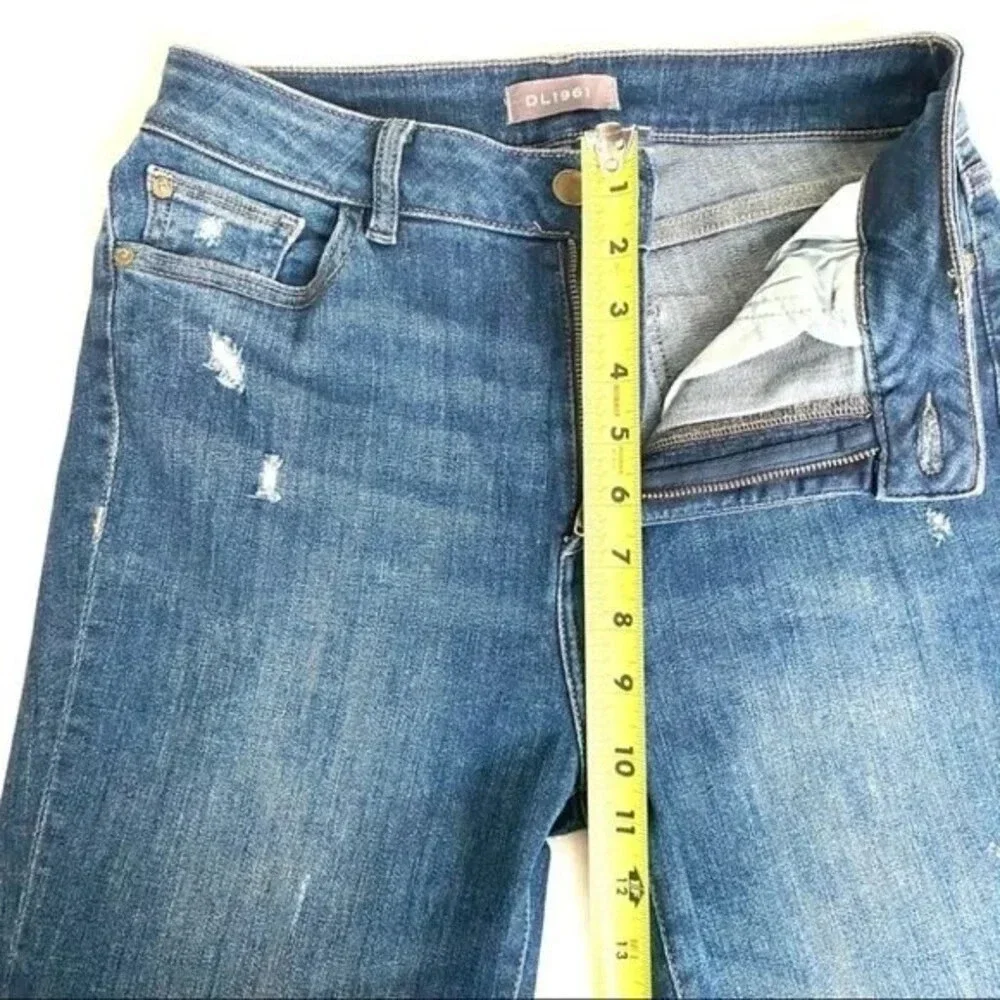 NEW DL1961 Mara Ankle High Rise Straight in Ravine Size 29 - Picture 5 of 13